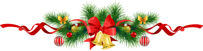 transparent_christmas_pine_garland_with_gold_bells_clipart